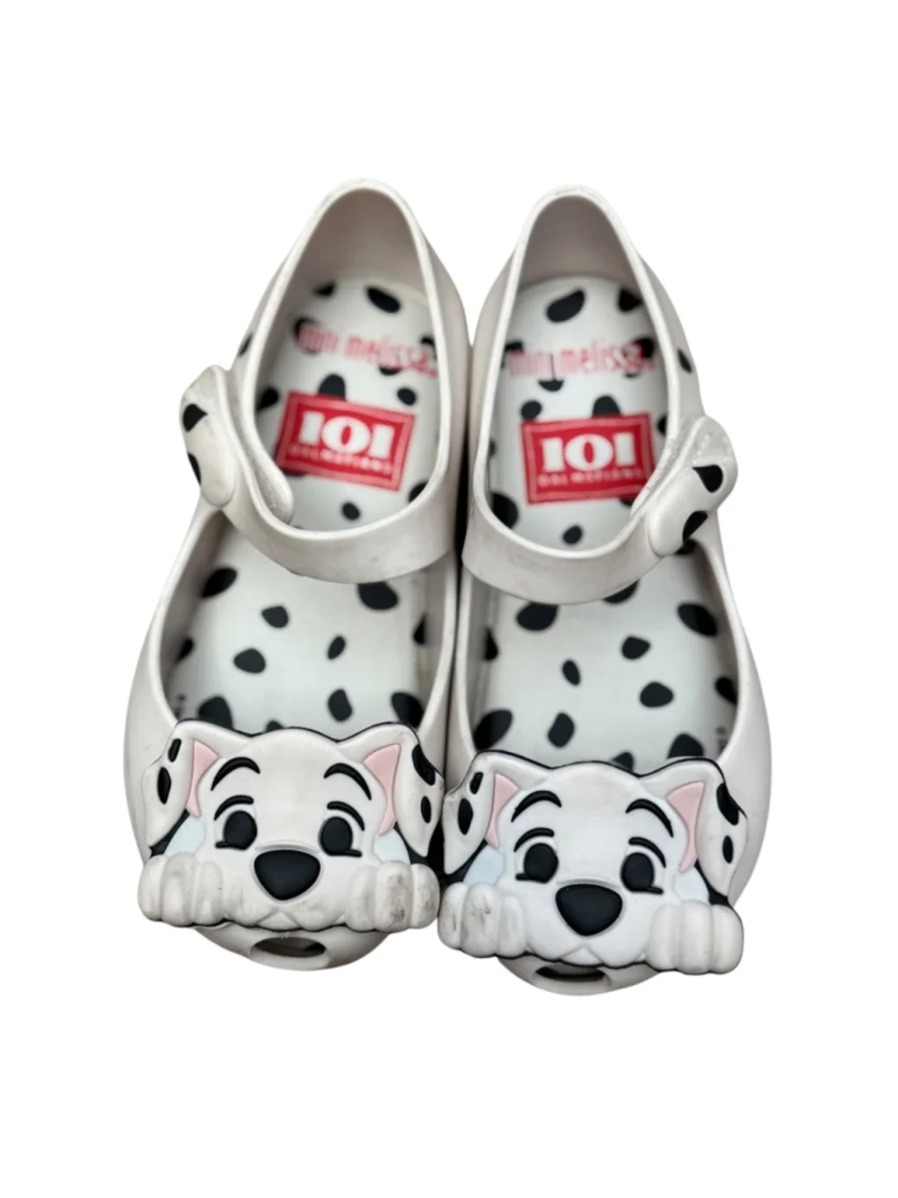 Mini Melissa x Disney 101 Dalmatians Ultragirl Jelly Shoes Girls Size 9